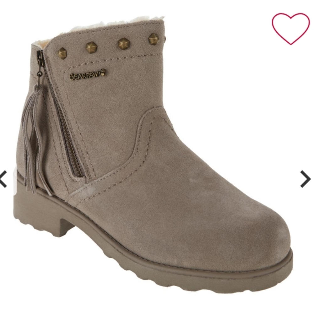 Bearpaw ® Caroline Suede Boot  stone 8